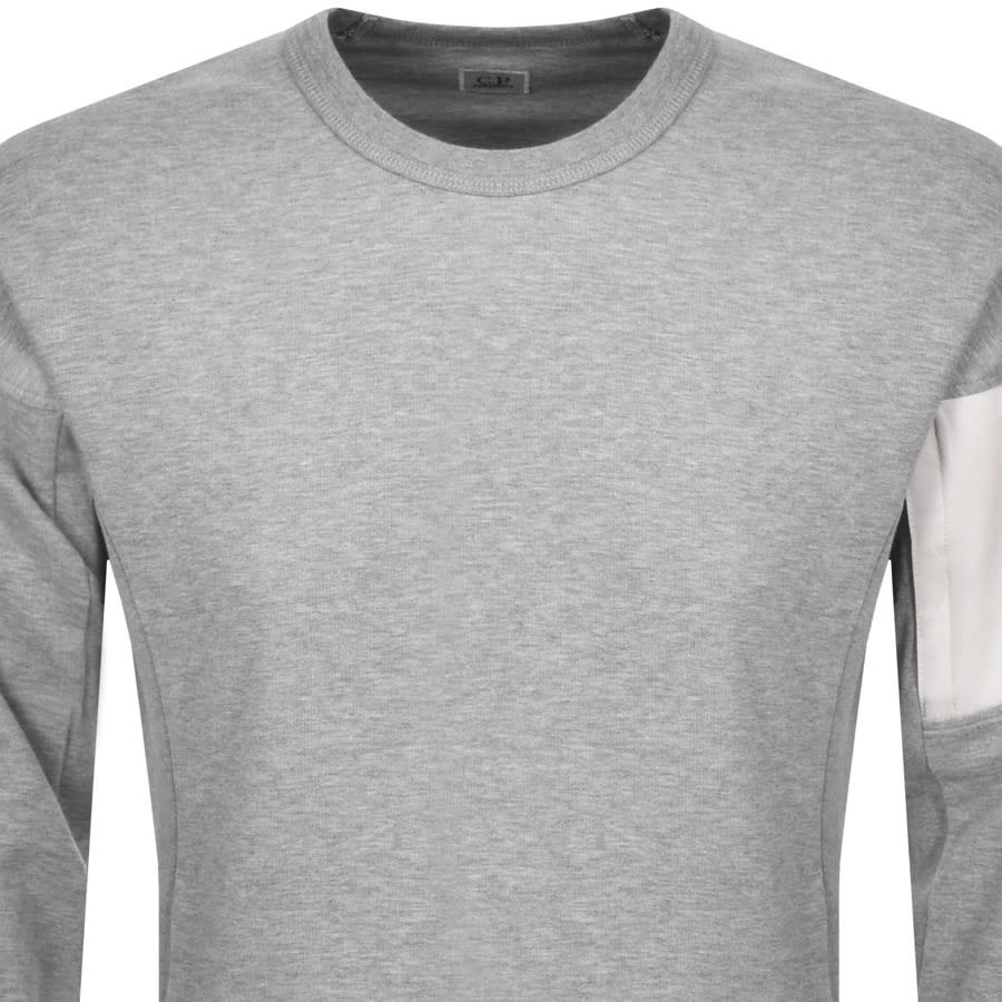 Alternative Image for ProductCP Company Crew Neck Sweatshirt Grey2